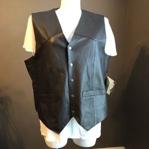 Scully Leather Vest.